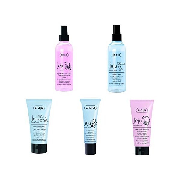 Ziaja Jeju line pâte à points noirs Lotions Toniques