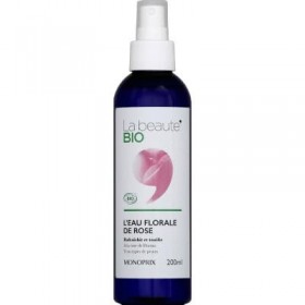 La beauté bio Eau florale de rose 200ML - Le flacon de 200ml Lotions Toniques