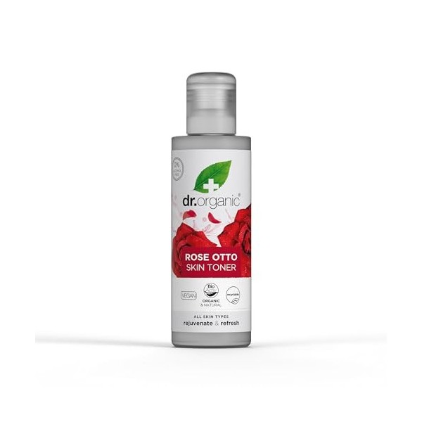 Dr. Organic Lotion Tonique à la Rose Bio, 150 ml