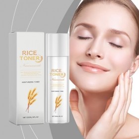 Rice Pure Essential Toner, 120 ml, tonique de lait hydratant naturel pour le visage, tonique pour le visage, raffermissement 