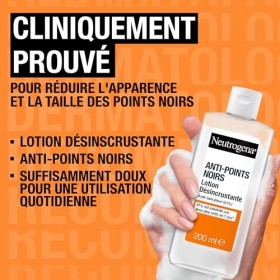 Neutrogena | Lotion Désincrustante Anti-Points Noirs flacon de 200 ml – Lotion pour le visage à lacide salicylique 0,5% Loti...