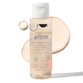 Gallinée - Vinaigre pour le visage - Tonique visage pour pores raffinés - avec vinaigre de cidre de pomme infusé à lhibiscus ...