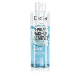 Delia Cosmetics - Clean Skin - Démaquillant biphasé visage et contour des yeux - Pour tous types de peau - Élimine le maquill
