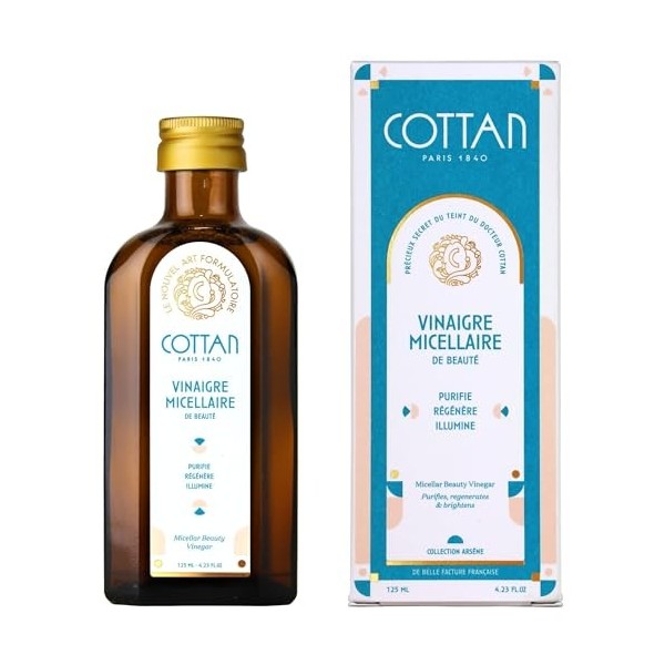Vinaigre Micellaire de Beauté | Purifie, régénère et illumine votre teint | Maison COTTAN | Paris 1840