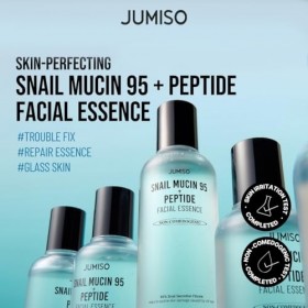 JUMISO Mucine descargot 95% + essence de peptide, sérum hydratant pour peaux sèches, hydratation quotidienne en profondeur