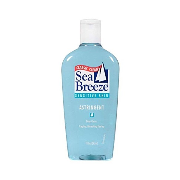 Sea Breeze Astringent - Formule pour peau sensible - Pour une propreté rafraîchissante en profondeur - 295 ml Lot de 6 
