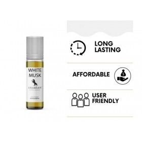 Huile de parfum Musc mixte dans un flacon Roll-on de 6 ml Opulence orientale.