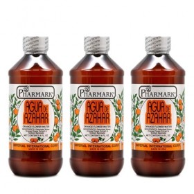 Agua De Azahar 227 g. Pharmark Lot de 3 flacons deau pour fleur doranger