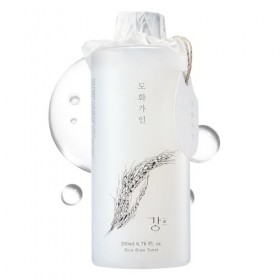 Tonique au son de riz coréen pour le visage tonifie, rajeunit et hydrate , hydratant végétalien avec acide hyaluronique et e