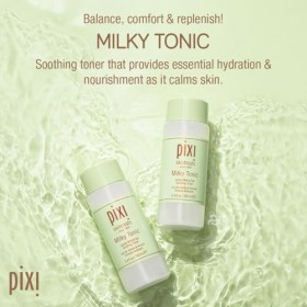 Pixi Beauty Milky Tonic | Lotion Tonique Visage Apaisant et Hydratant à la Lait de Jojoba, à l’Avoine et au Thé Vert | Toniqu...