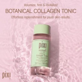 Pixi Beauty Botanical Collagen Tonic | Lotion Tonique Visage Hydratant et Repulpant aux Peptides et Extraits Botaniques | Aid...