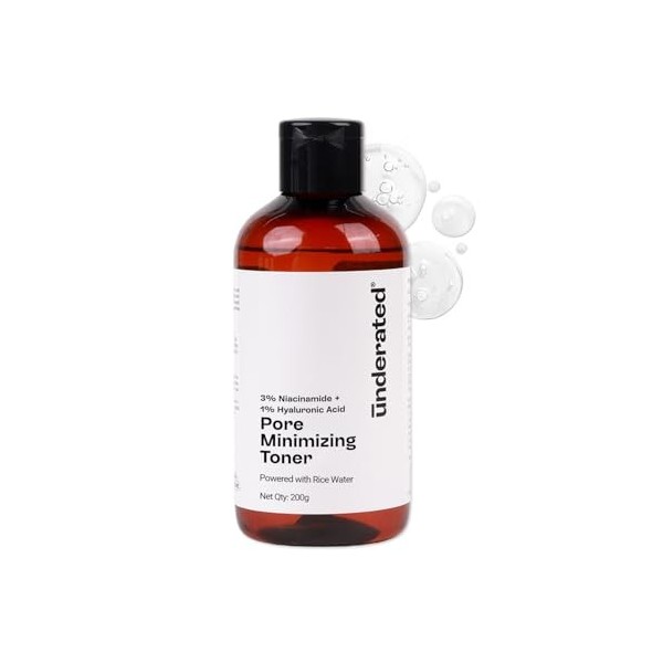 Underated Balancing Face Toner with Witch Hazel & Niacinamide | Refreshing & Lightweight Formula for Daily Use | Suitable for