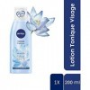 NIVEA - Tonique Fraîcheur - Nettoyant Visage - Elimine Les Impuretés & Tonifie La Peau - Rafraîchit & Hydrate - Fleur De Lotu...