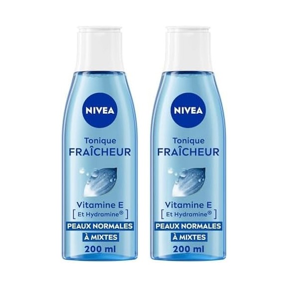 NIVEA - Tonique Fraîcheur - Nettoyant Visage - Elimine Les Impuretés & Tonifie La Peau - Rafraîchit & Hydrate - Fleur De Lotu...