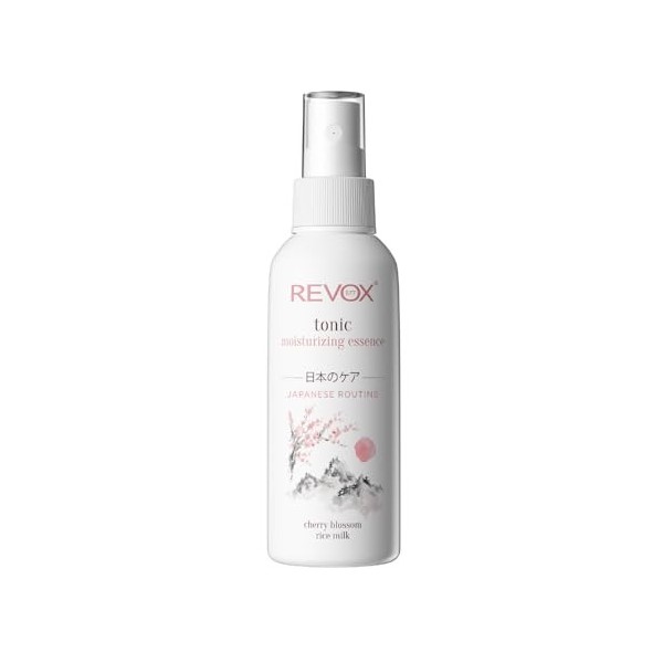 REVOX B77 - Essence Tonique Hydratante Japanese Routine, 120 ml, Tonique Hydratant Visage, Améliore Élasticité et Texture, Ap