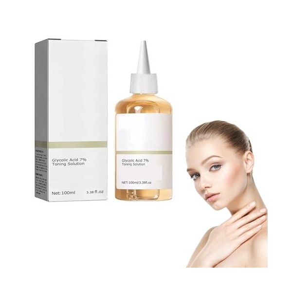 Glycolic Acid 7% Toning Solution,Acide Glycolique 7% Tonique,Moisturising Face Toner,Glycolic Acid Serum Essence,Glycolic Aci