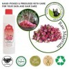 Eau de rose 100 % pure et naturelle pour hydrater le visage et lisser 250 ml