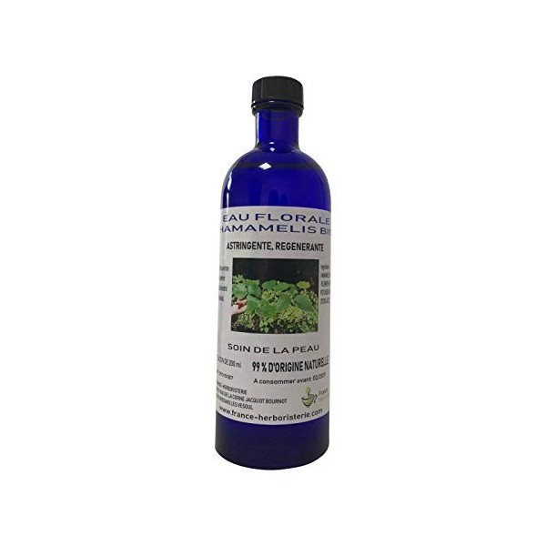 Eau florale hamamelis BIO flacon 200 ML.