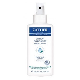 Cattier Soin Peaux Mixtes à Grasses - Lotion Purifiante Bio - 200 ml Lotions Toniques