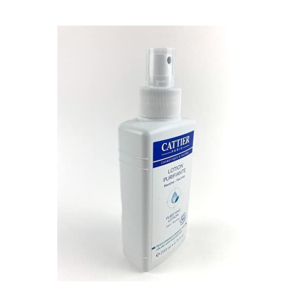 Cattier Soin Peaux Mixtes à Grasses - Lotion Purifiante Bio - 200 ml Lotions Toniques