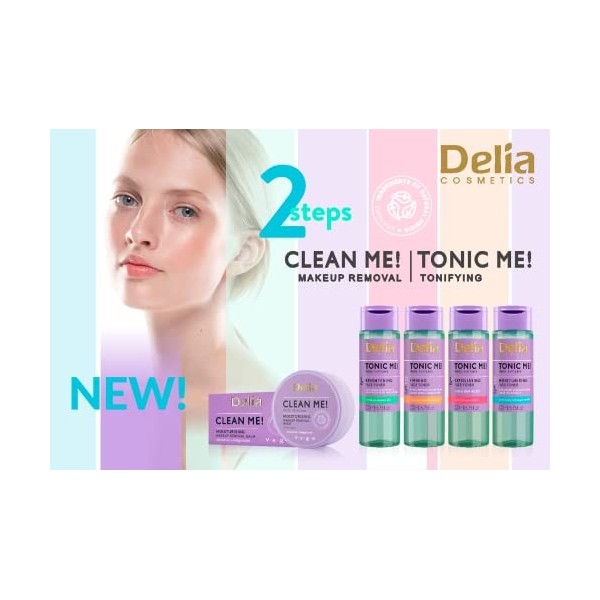 Delia Cosmetics Tonic Me - Peeling Tonic - Peeling Tonic - Peau avec impuretés - Acides AHA et BHA, acide salicylique, acide 