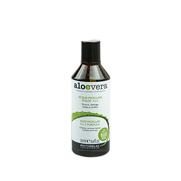 Phytorelax Eau micellaire visage 4 en 1, formule à laloe vera, 250 ml