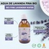 Snadi - Eau de Lavande Biologique 250 ml | Pure et Écologique | Tonique Régénérateur pour le Visage et les Cheveux | Apaisant