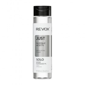 REVOX B77 - Acide Glycolique 7%, 250 ml, Tonique Exfoliant Visage Et Cou, Exfolie, Éclaircit Et Améliore La Texture De La Pea