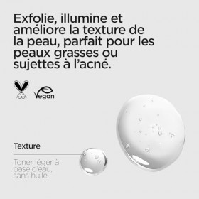 REVOX B77 - Acide Glycolique 7%, 250 ml, Tonique Exfoliant Visage Et Cou, Exfolie, Éclaircit Et Améliore La Texture De La Pea