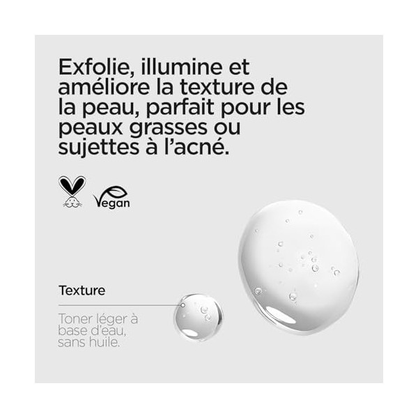 REVOX B77 - Acide Glycolique 7%, 250 ml, Tonique Exfoliant Visage Et Cou, Exfolie, Éclaircit Et Améliore La Texture De La Pea