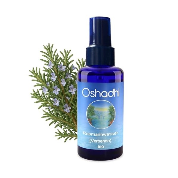 Hydrolat Eau florale : Romarin à verbénone BIO - Rosmarinus officinalis - 100 ml Lotions Toniques