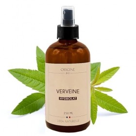 Origine Bio - Hydrolat De Verveine Citronnée Biologique 250 ml Spray - Eau Florale Tonique Et Apaisante - Fabrication Françai