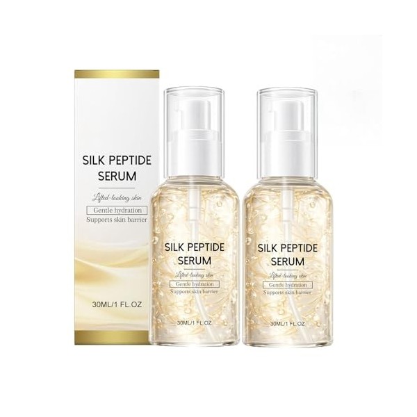 SéRum Hydratant Intense Au CollagèNe Et Aux Peptides De Soie, SéRum Liftant Instantané Au CollagèNe Et Aux Multi-Peptides, Am...