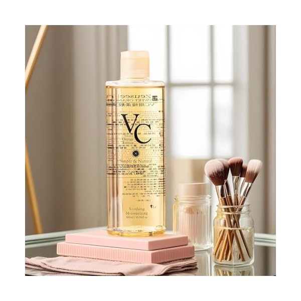 Toner VC, Adapté Aux Peaux Sensibles, 300 Ml, Compresses Humides Pour Le Visage, Hydratant Pour Le Visage À Absorption Facile