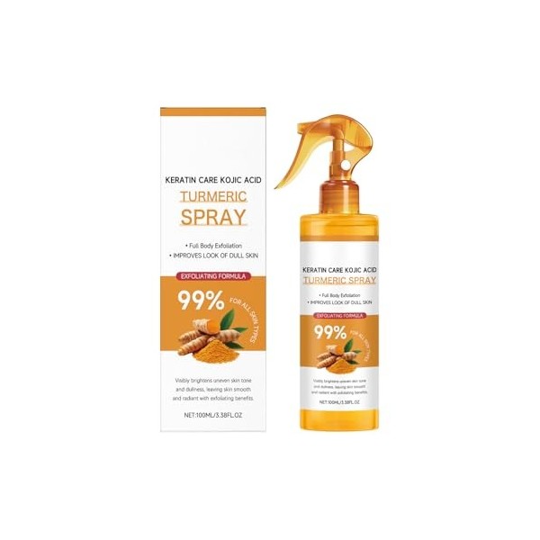 Spray hydratant pour la peau, rafraîchissant et pénètre rapidement 100 ml – Spray hydratant pour le visage et le corps | Pour