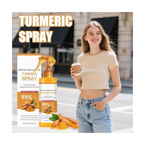 Spray hydratant pour la peau, rafraîchissant et pénètre rapidement 100 ml – Spray hydratant pour le visage et le corps | Pour