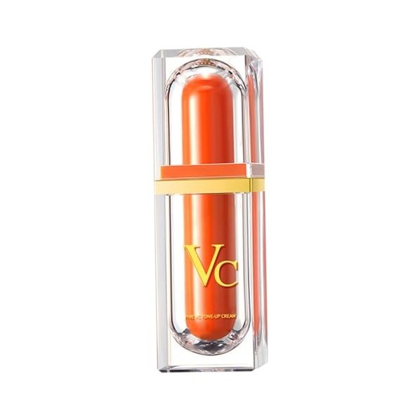 Crème tonifiante de maquillage à la vitamine C 30 g Maquillage rapide Crème hydratante éclaircissante pour le visage pour une