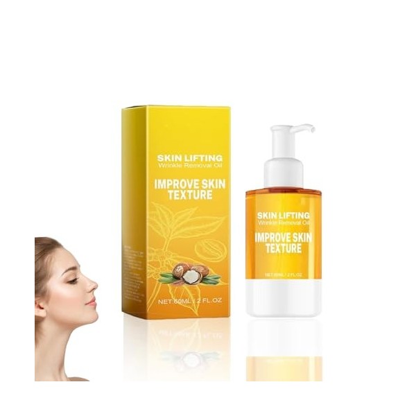 Lifting-Gesichtsserum, huile essentielle pour le raffermissement du visage, anti-rides, Lumineuse-Gesichtsserum, hydratant po