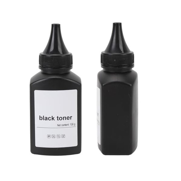 AKLOSIPY Poudre de Recharge de Toner 2 Pièces 200g pour Imprimantes compatibles : 1610, M2070, E210, E230, Remplissage Facile