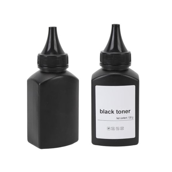 AKLOSIPY Poudre de Recharge de Toner 2 Pièces 200g pour Imprimantes compatibles : 1610, M2070, E210, E230, Remplissage Facile