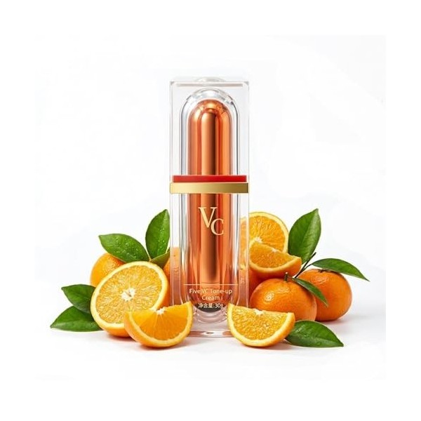 Crème de tonification de maquillage japonaise de vitamine C, crème de tonification de cinq vitamines C, crème hydratante pour