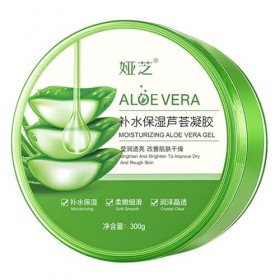 Gel dAloe Vera 300 g Gel daloe vera naturel Hydratant anti-solaire biologique pour le visage et le corps Hydratation douce 