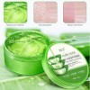 Gel dAloe Vera 300 g Gel daloe vera naturel Hydratant anti-solaire biologique pour le visage et le corps Hydratation douce