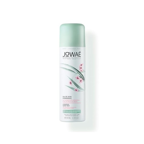 Jowaé - Eau de Soin Hydratante à lEau de Fleurs de Sakura 200ml - Soin visage - Toutes peaux - Peaux sensibles - 97% dingré