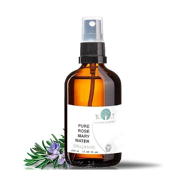 Nettoyant Facial à lhamamélis 250 ml Eau Pure dhamamélis Tonique Astringent Visage Peau Grasse, Mixte et Sensible Effet Ap Lo...