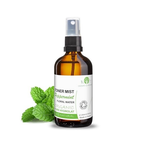 Nettoyant Facial à lhamamélis 250 ml Eau Pure dhamamélis Tonique Astringent Visage Peau Grasse, Mixte et Sensible Effet Ap Lo...