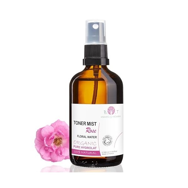 Nettoyant Facial à lhamamélis 250 ml Eau Pure dhamamélis Tonique Astringent Visage Peau Grasse, Mixte et Sensible Effet Ap Lo...