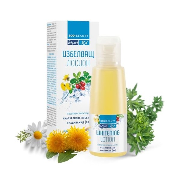 BODI BEAUTY – Lotion tonique anti-taches pigmentaires 100 ml – Niacinamide + alpha-arbutine + acide hyaluronique | Pré-soin q