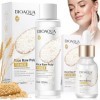 Rice Toner Visage et Rice Serum, Toner Hydratant À Lextrait De Riz, Toner Au Riz Pour Le Visage, Rice Raw Pulp Skin Care Kit