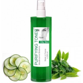 bleu & marine Bretania - Lotion Tonique Purifiante au Thé Vert 200 ml | Resserre les Pores | Normalise lExcès de Sébum | Pré